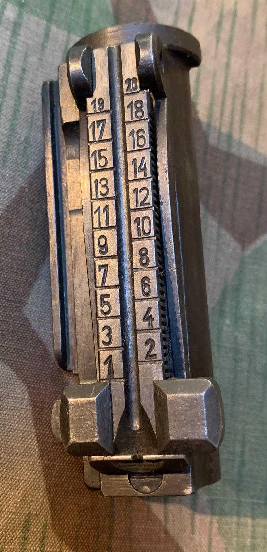 Rare Original WW2 German k98 Zf41 Rear Sight Rail