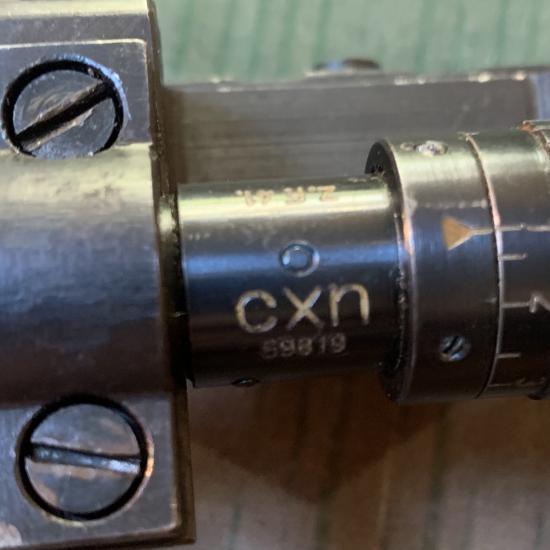 WW2 German Mauser K98 Zf41 Sight in box
