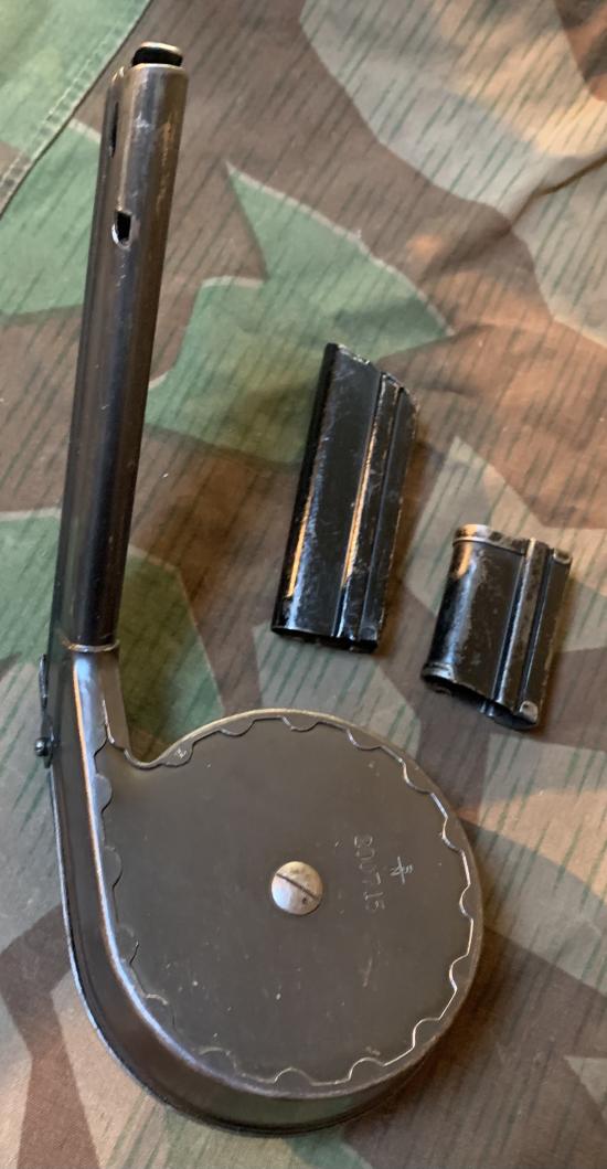 Early Pattern Artillery Luger Snail Drum MP18 Dustcover