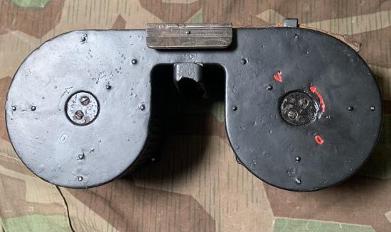 WW2 German MG34 PT34 Saddle Drum Magazine