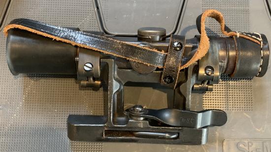 WW2 German G43 ZF4 Scope With Mount