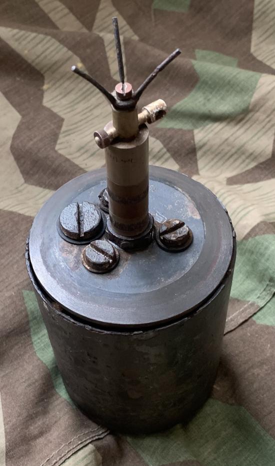 WW2 German inert S mine dated 1940