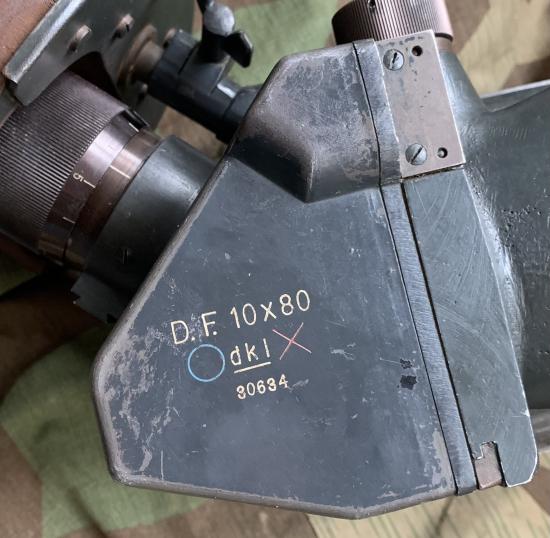 10x80 German dkl Flak binoculars
