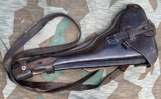 1917 WW1 Artillery Luger P08 Shoulder Stock & Holster