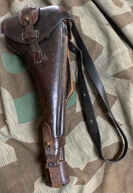 WW1 German Artillery Luger Holster Shoulder Stock