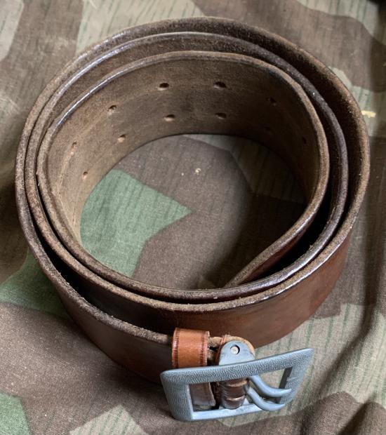 WW2 German Officer’s Leather Belt