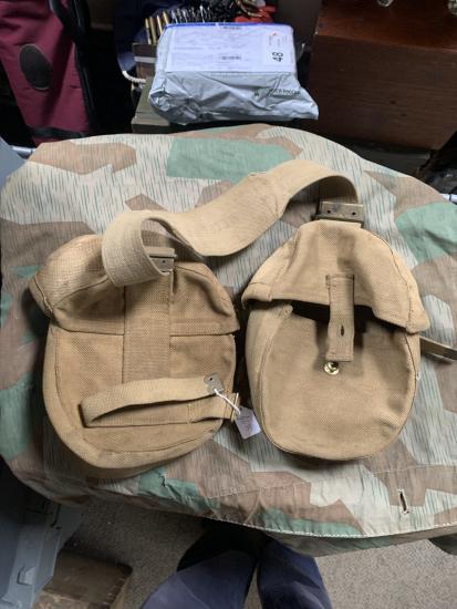 WW1 1917 dated Lewis Gun Pouches