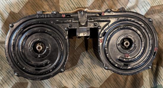 WW2 German MG15 Doppeltrommel Drum magazine