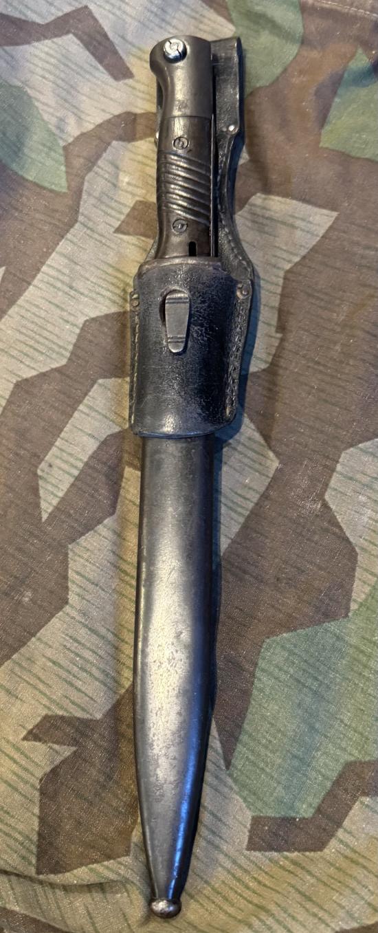 WW2 German Matching Numbers K98 Bayonet
