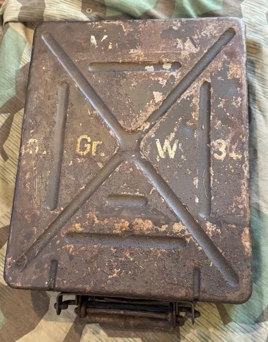 WW2 German 8cm Mortar Round Box