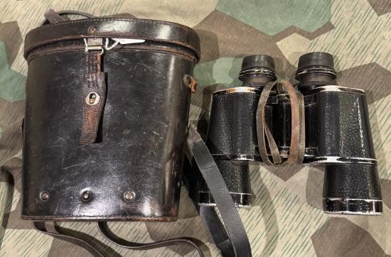 Rare WW2 German Kriegsmarine Artillery Carl Zeiss Binoculars