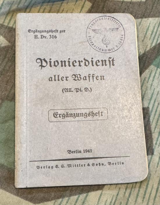 WW2 German Pioneer Manual 1941