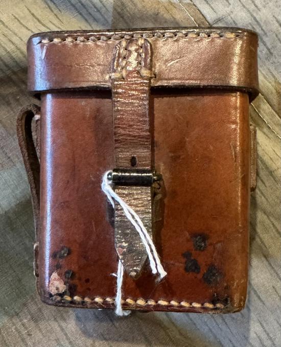 WW2 German MG34/42 Leather Battery Box